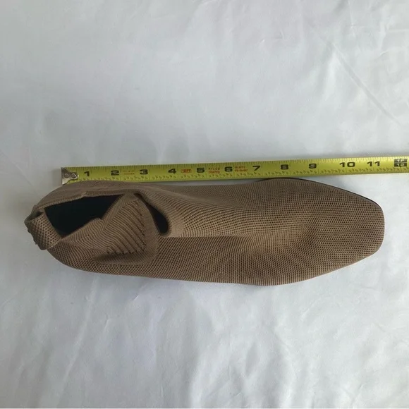 Women's Vivaia Ryan Square Toe Boots Booties Brown Chelsea Size 42/Size 10.5 - Picture 9 of 11